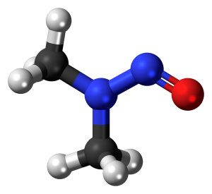 N Nitrosodimethylamine molecule